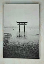 Load image into Gallery viewer, Itsukushima Torii Gate Canvas Print - Black and White