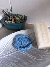 Load image into Gallery viewer, Hand knitted cotton face scrubbie