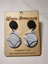 Load image into Gallery viewer, Teardrops -  Polymer Clay Earrings