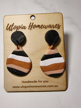 Load image into Gallery viewer, Teardrops -  Polymer Clay Earrings