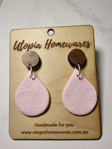 Teardrops -  Polymer Clay Earrings