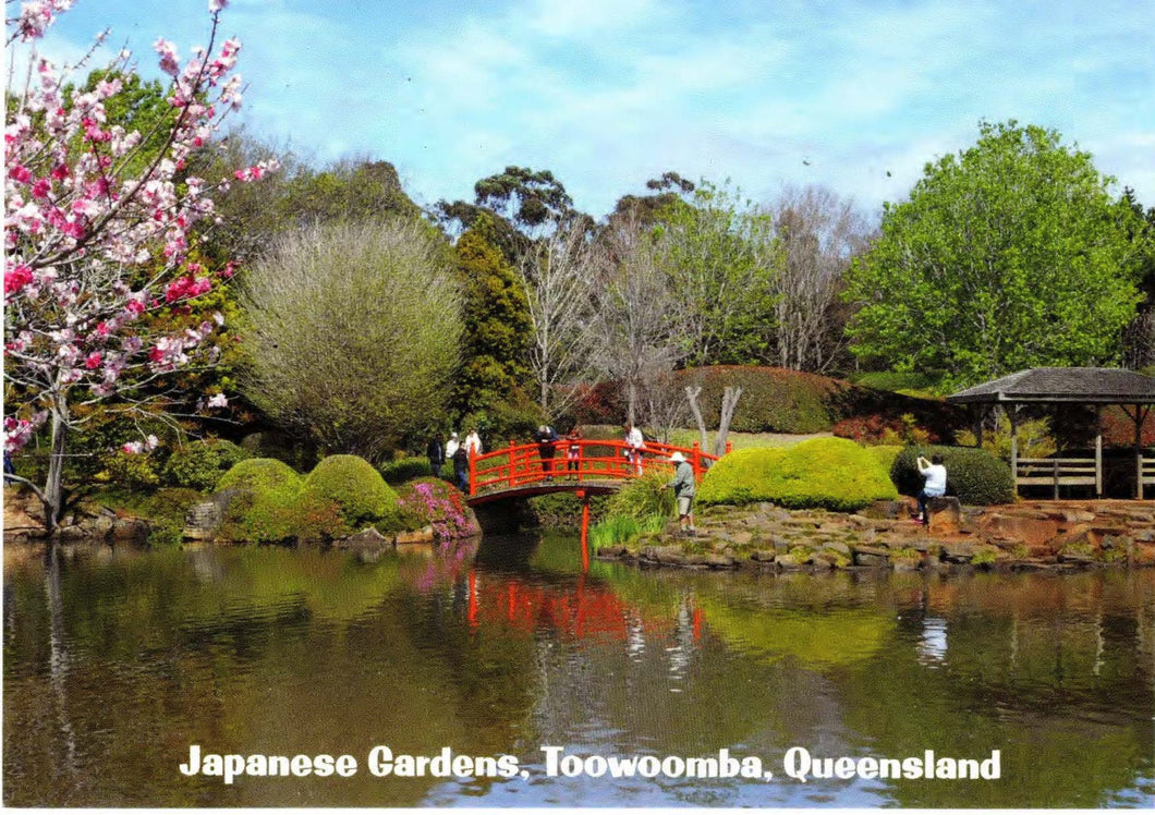Japanese Gardens, Toowoomba, Australia Postcard