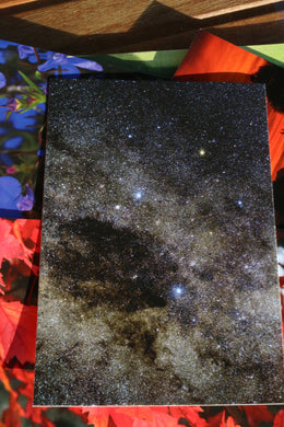 Crux Australis - The Southern Cross Constellation Postcard close up