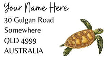 Load image into Gallery viewer, Custom Aussie Animal Address label stickers | 40mm x 25mm | 32 sticker sheet | Address Stickers | Return Address Labels |
