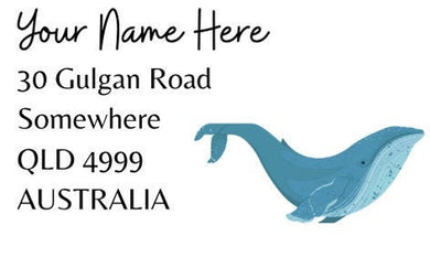Custom Aussie Animal Address label stickers | 40mm x 25mm | 32 sticker sheet | Address Stickers | Return Address Labels |