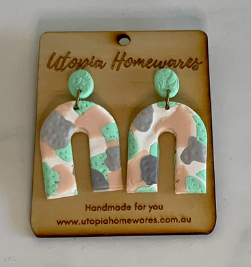 Horseshoe - Polymer Clay earring