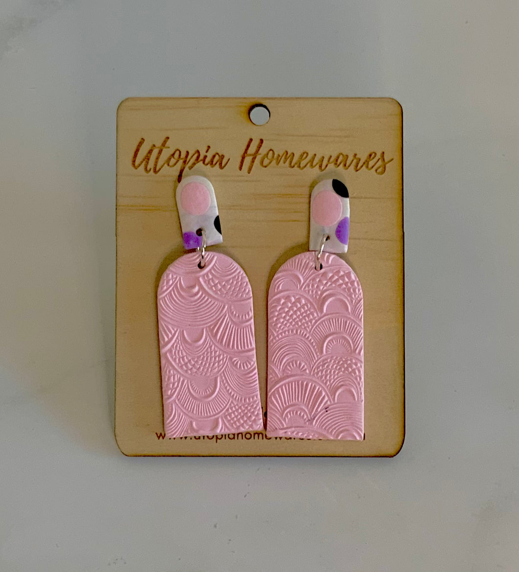 Arches -  Polymer Clay Earrings